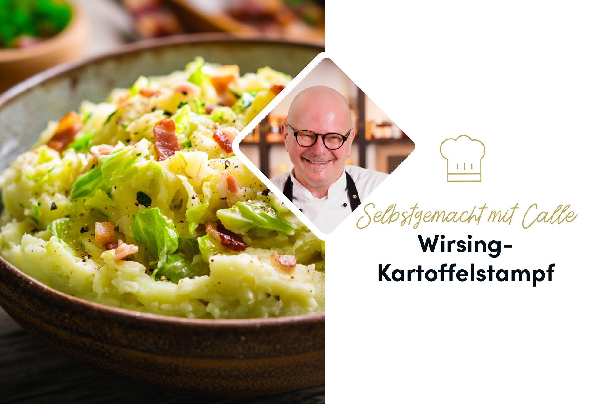 Wirsing-Kartoffelstampf mit Muskat, Sahne und Speck – Herzhaftes Wohlf ...