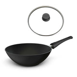 Der Hoffmann Wok W30SAG by Bernd überzeugt mit abnehmbarem Griff und passendem Deckel – für kreatives, asiatisch inspiriertes Kochen auf höchstem Niveau.