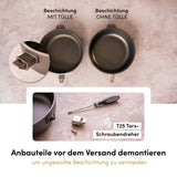 Bitte entferne alle Anbauteile vor der Wiederbeschichtung, damit ein reibungsloser Ablauf gewährleistet ist.