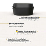 Bräter 2in1 33,5 x 23,5 cm I inkl. Pfannendeckel