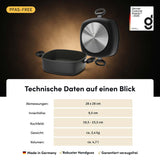 Bräter eckig | STONIQ | PFAS-FREI