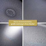 Die bware-Produkte mit Schönheitsfehlern, wie die Grillplatte, bieten Ihnen eine hochwertige Funktionalität zu einem reduzierten Preis, ohne auf Leistung oder Qualität zu verzichten.