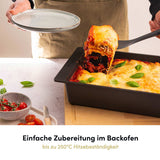 Callekocht setzt auf Qualität: Der Bräter in Auflaufform ist backofengeeignet, verfügt über eine hohe Hitzebeständigkeit und eignet sich perfekt für anspruchsvolle Ofengerichte.