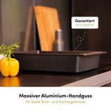 "Werbebild von callekocht, zeigt einen großen Bräter, der zum Kochen oder Braten verwendet wird."