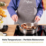 Edelstahl Hochrandpfanne