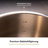 Edelstahl Hochrandpfanne