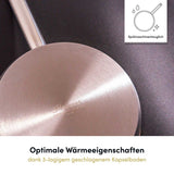Edelstahl Hochrandpfanne