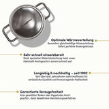 Edelstahl Kochtopf