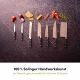 Das erstklassige Messerset ist für jeden Einsatzbereich geeignet und bietet Ihnen mit seiner außergewöhnlichen Schärfe und Präzision die perfekte Unterstützung in der Küche.