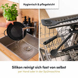 Faltsieb mit robusten Edelstahlring