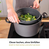 Faltsieb mit robusten Edelstahlring