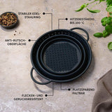 Faltsieb mit robusten Edelstahlring