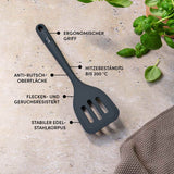Pfannenwender mit robustem Edelstahlkern