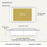 Bräter, Auflaufform 41x26 cm