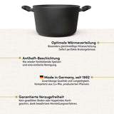 Kochtopf hoch Ø 28 cm I Deckel optional