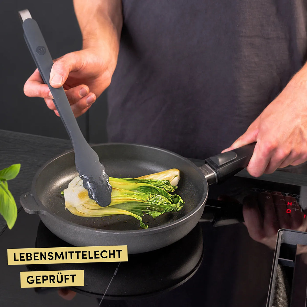 Küchenzange mit robustem Edelstahlkern