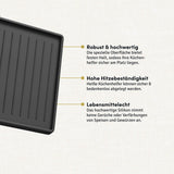 Die hochwertig und robust gefertigte Löffelablage sorgt für eine saubere und ordentliche Aufbewahrung von Küchenutensilien während des Kochens und schützt Ihre Arbeitsflächen vor Flecken.