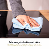 Spezial Mikrofasertuch kettgewirkt 40x40 cm blau