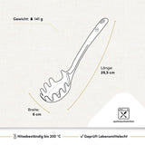 Spaghettilöffel mit robustem Edelstahlkern