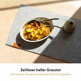 Eleganter Tischläufer 100x30 cm oder 150x40 cm hellgrau