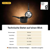 Stieltopf mit 2 Ausgießern | STONIQ | PFAS-FREI