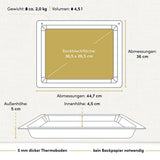 Backplatte - 4,5 cm Innenhöhe