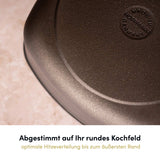 Grillpfanne eckig 26x26 cm I Deckel optional