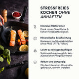 Viereckpfanne | STONIQ | PFAS-FREI