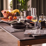 17-teilige Tischdeko: Tischläufer 150x40 cm I Platzsets I Untersetzer
