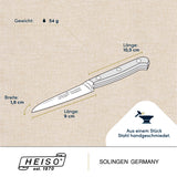 Gemüsemesser 9 cm, handgeschmiedet in Solingen