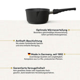 Stieltopf I Stielkasserolle Ø 18 cm I Deckel optional