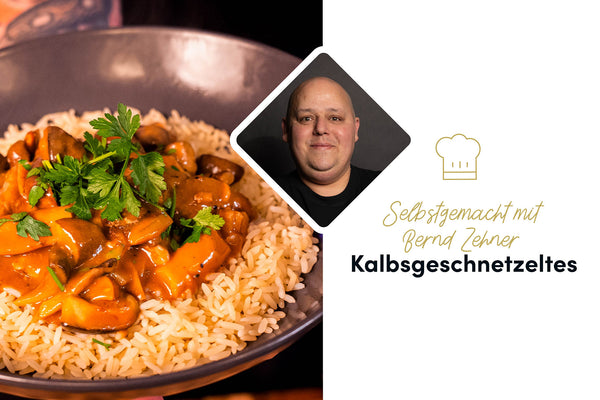 Kalbsgeschnetzeltes in cremiger Pilzrahmsauce – Ein Klassiker mit feinem Aroma