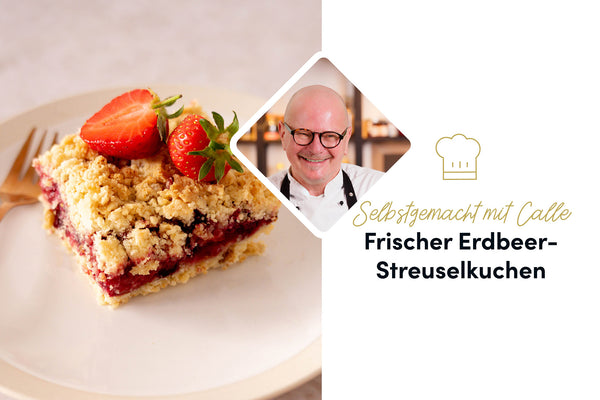 Saisonaler Genuss: Saftiger Erdbeer-Streuselkuchen zur Erdbeerzeit