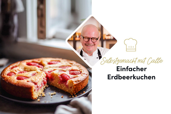 Backen kann so leicht sein: Ein unkomplizierter Kuchen mit frischen Erdbeeren