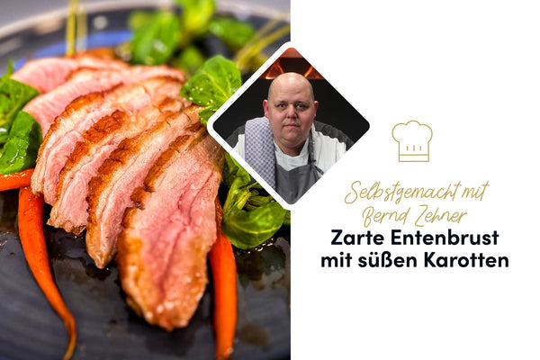 Köstliche Fusion: Entenbrust und karamellisierte Karotten im Einklang