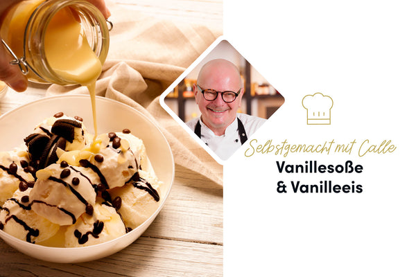 Süße Verführung: Unwiderstehliche Vanillesoße und Vanilleeis selbst gemacht