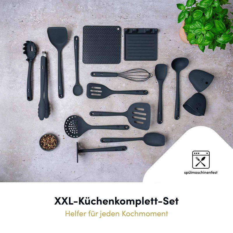 XXL-Küchenhelfer-Vollausstattung, 16-teilig