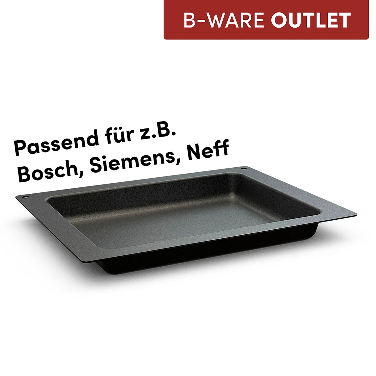 Backplatte - 4,5 cm Innenhöhe, B-Ware