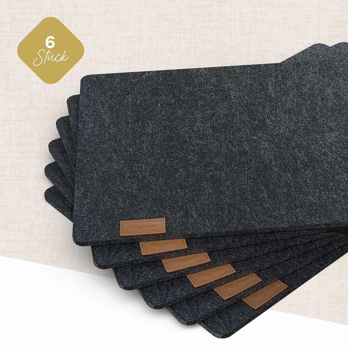 Pimpernel Platzsets-Set – 6 Stück, 30,5x23 Cm, Mit Korkrückseite, Classic Smaragd-Design, Hitzebeständig