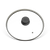 Sicherheitsglasdeckel Edelstahlfassung rund