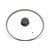 Sicherheitsglasdeckel Edelstahlfassung rund