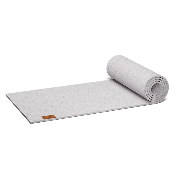 Eleganter Tischläufer 100x30 cm oder 150x40 cm hellgrau