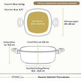 Bräter eckig | STONIQ | PFAS-FREI