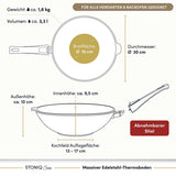 Wokpfanne | STONIQ | PFAS-FREI
