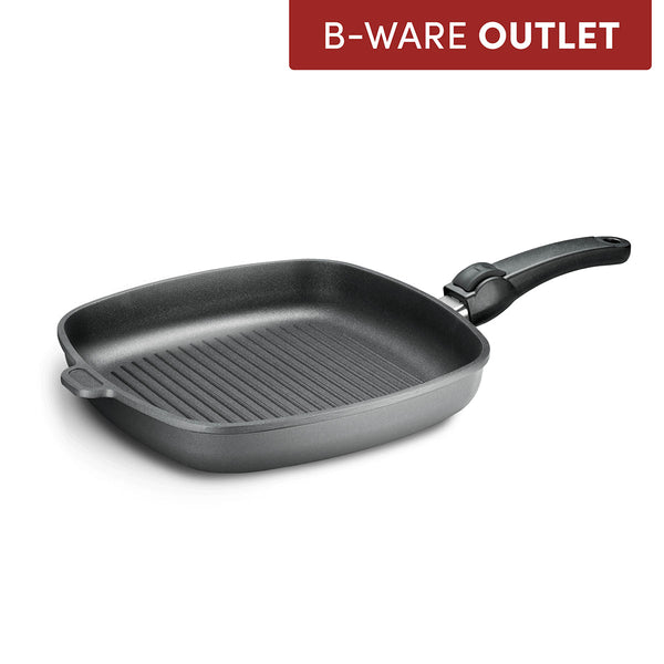 Grillpfanne eckig 28x28 cm I B-Ware