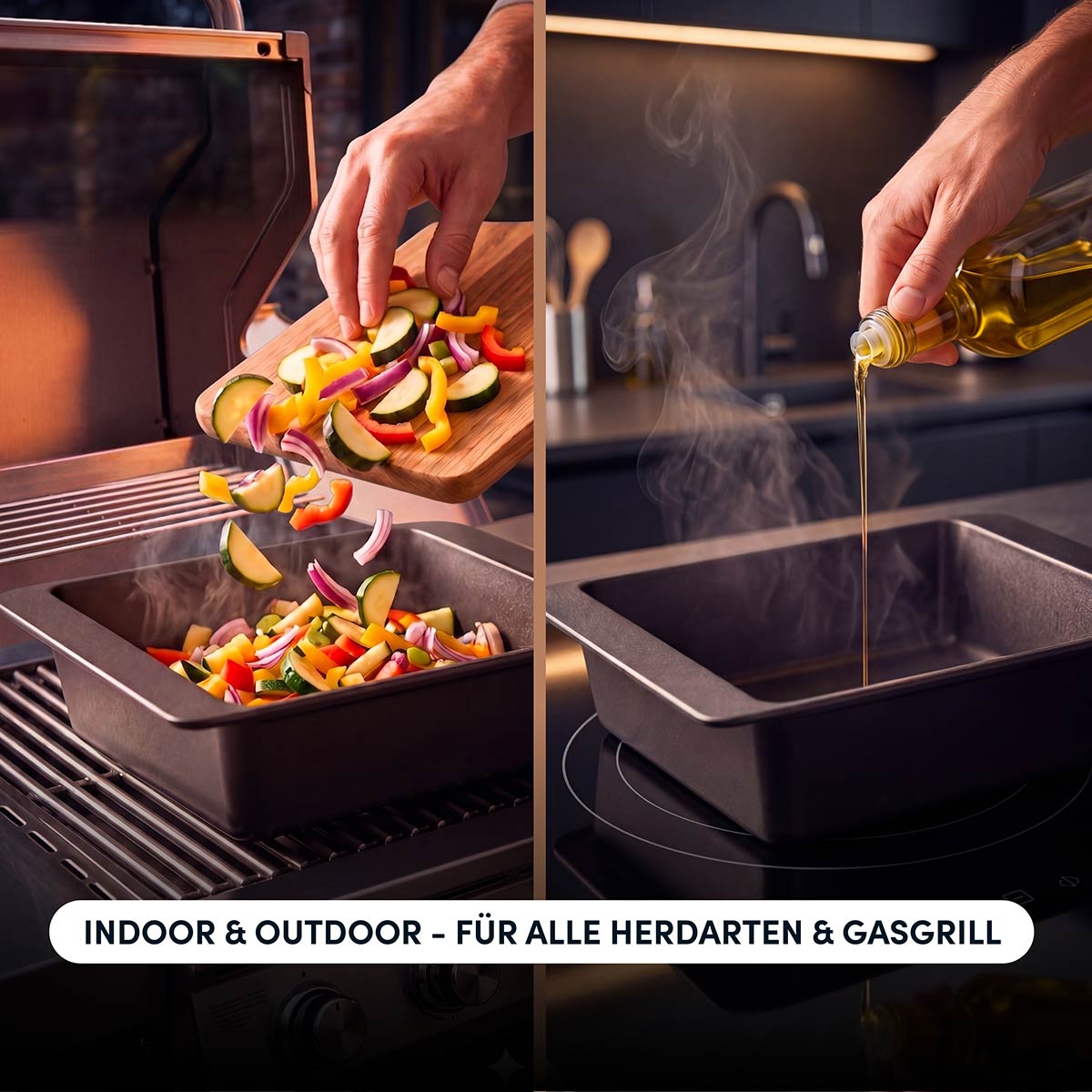 aufbewahrung grillgut BBQ Auflaufform & Grillschale