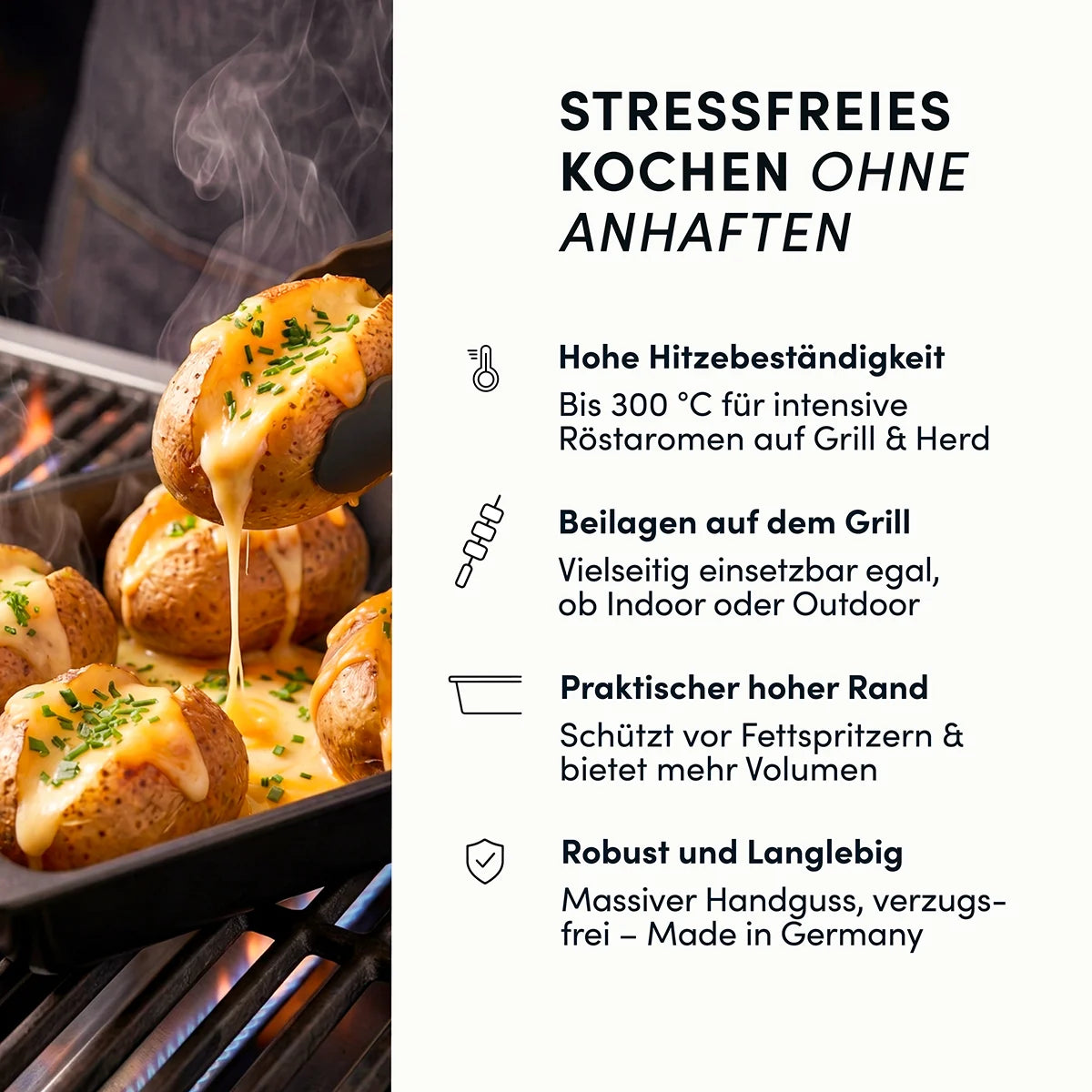 BBQ Auflaufform & Grillschale