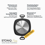 Bräter eckig | STONIQ | PFAS-FREI