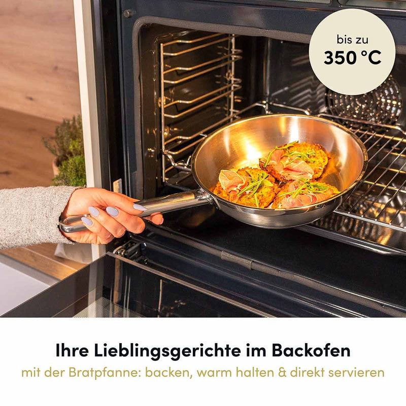 Edelstahl Bratpfanne