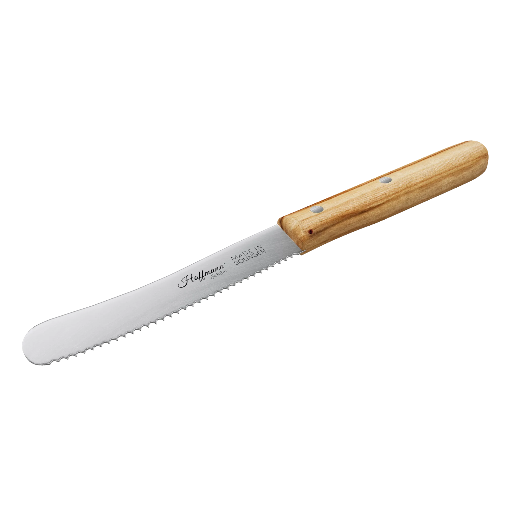 Streichmesser I Buckelmesser Wellenschliff I Made in Solingen